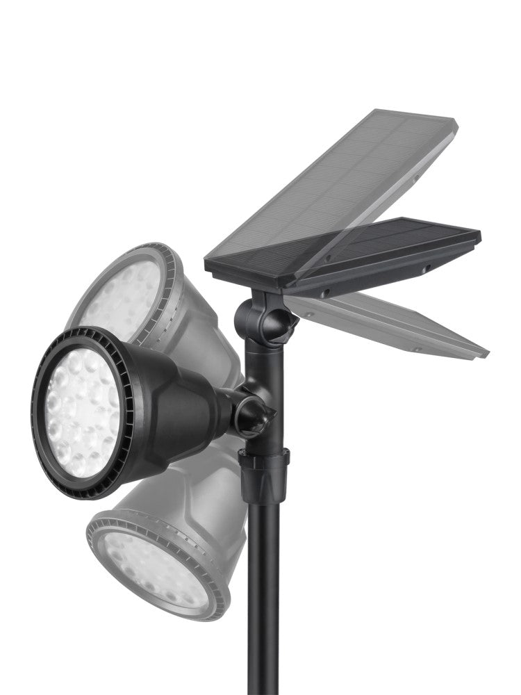 Iplux® Solar LED Tuinspot Pro Performance 600 lumen