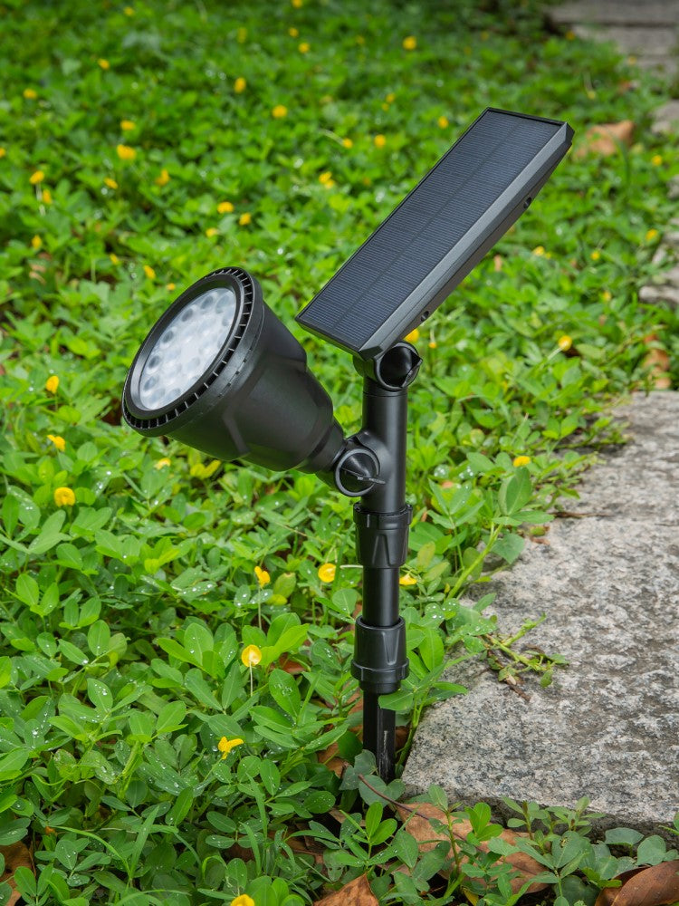 Iplux® Solar LED Tuinspot Pro Performance 600 lumen