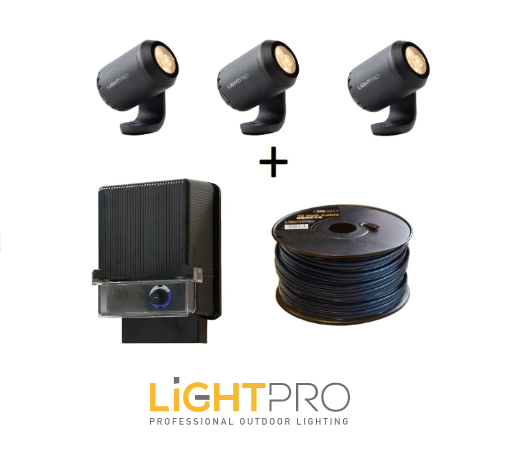 LightPro 12 volt tuinverlichting set instap