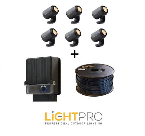 LightPro 12 volt tuinverlichting Pro set complete set
