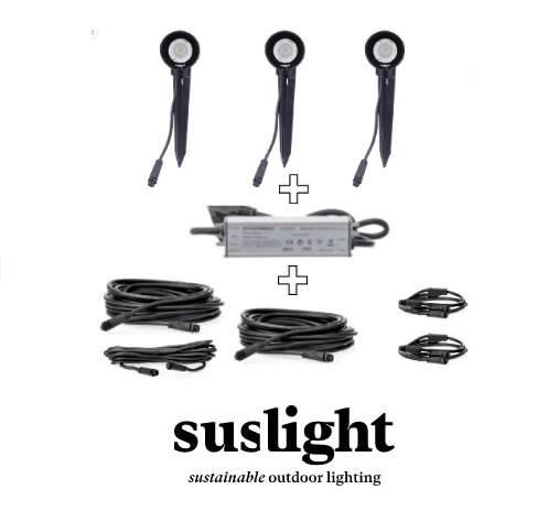 Suslight 24 volt tuinverlichting Instap set