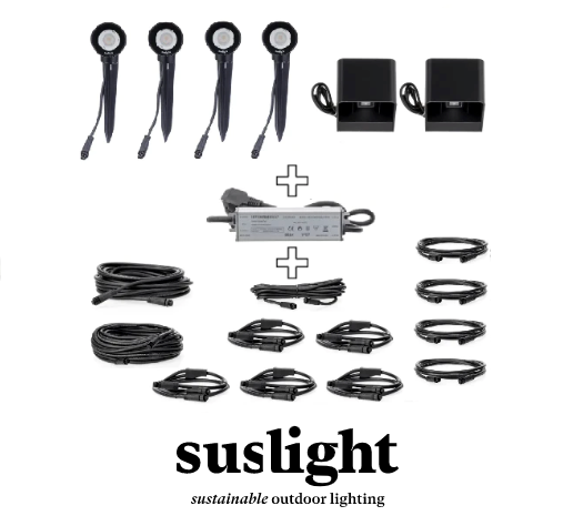 Suslight 24 volt tuinverlichting Premium 2 set
